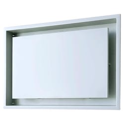 Fittes Aria Vent 10 in. H X 14 in. W Satin White ABS Plastic Wall/Ceiling Air Vent Return