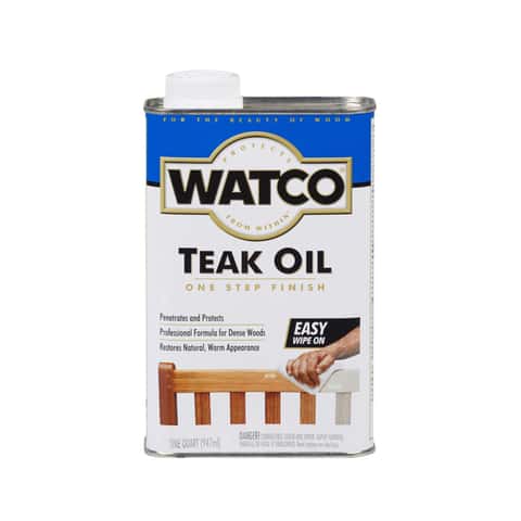Watco Transparent Clear Oil-Based Teak Oil 1 qt - Ace Hardware