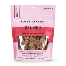 Bocce's Say Moo Beef and Cheddar Chews For Dogs 6 oz