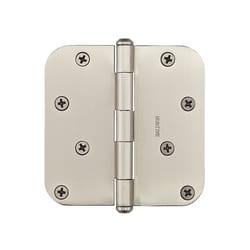 Baldwin Reserve 4 in. L Satin Nickel Door Hinge 1 pk