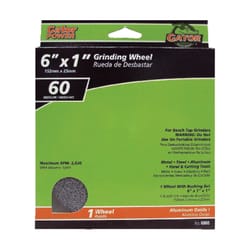 Gator 6 in. D X 1 in. Grinding Wheel