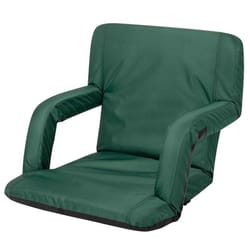 Picnic Time Ventura 6-Position Green Recliner Folding Stadium Seat