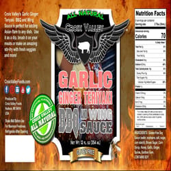 Croix Valley Garlic Ginger Teriyaki Wing Seasoning 12 oz