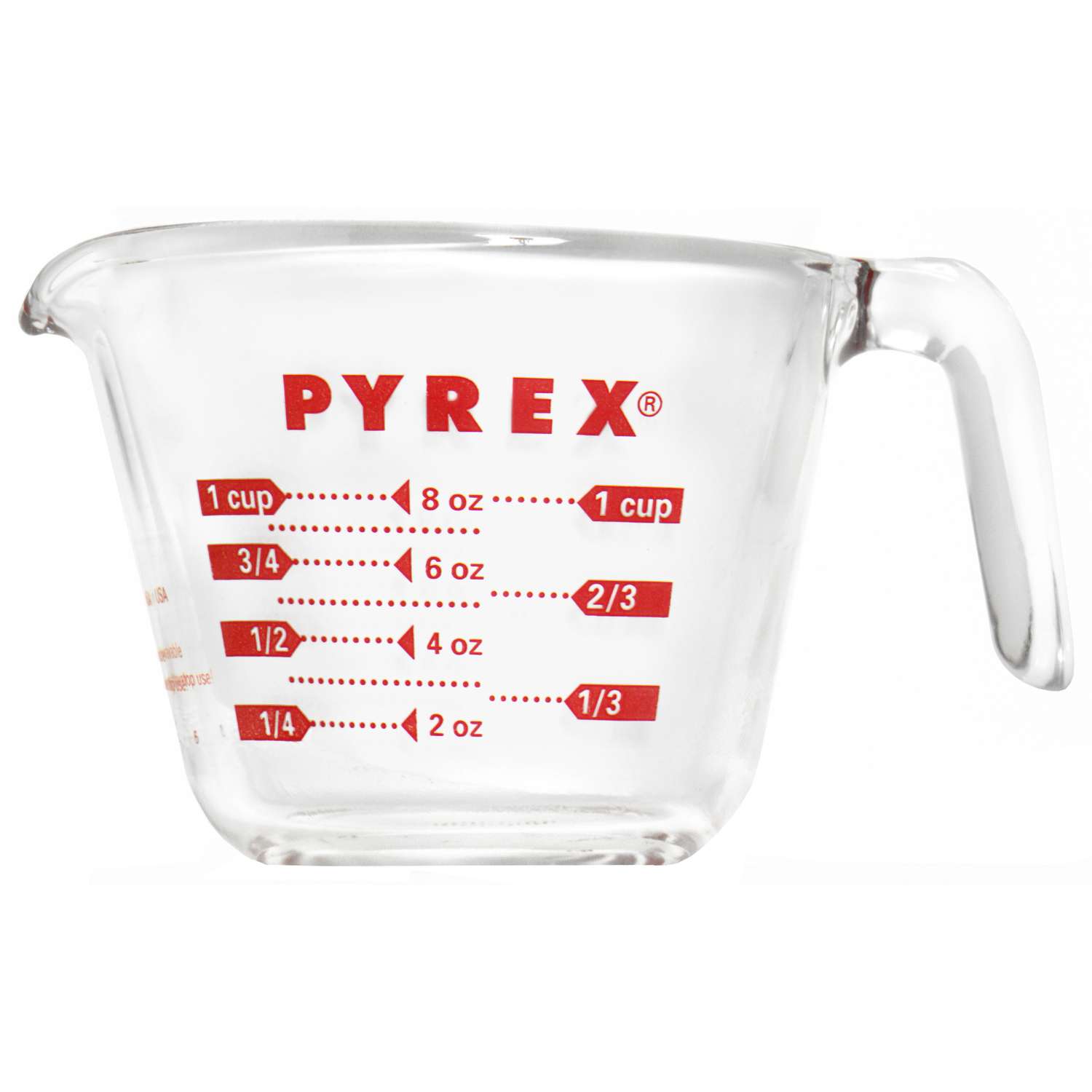 Pyrex Measuring Cup - with lid - Classic Prepware Heat Resistant Glass 1  Liter