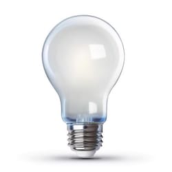 Feit Enhance A19 E26 (Medium) Filament LED Bulb Soft White 75 Watt Equivalence 2 pk