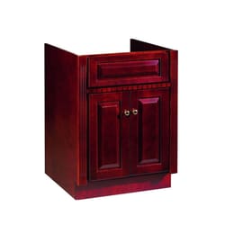 Hardware House Ambrosia Deep Cherry Base Cabinet 24 in. W X 21 in. D X 31.5 in. H