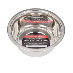 Boss Pet ProSelect Silver Stainless Steel 16 oz Pet Bowl For Cats/Dogs