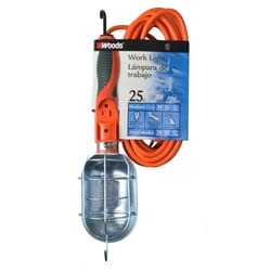 Woods 75 W 25 ft. 16/3 SJTW Incandescent Trouble Light