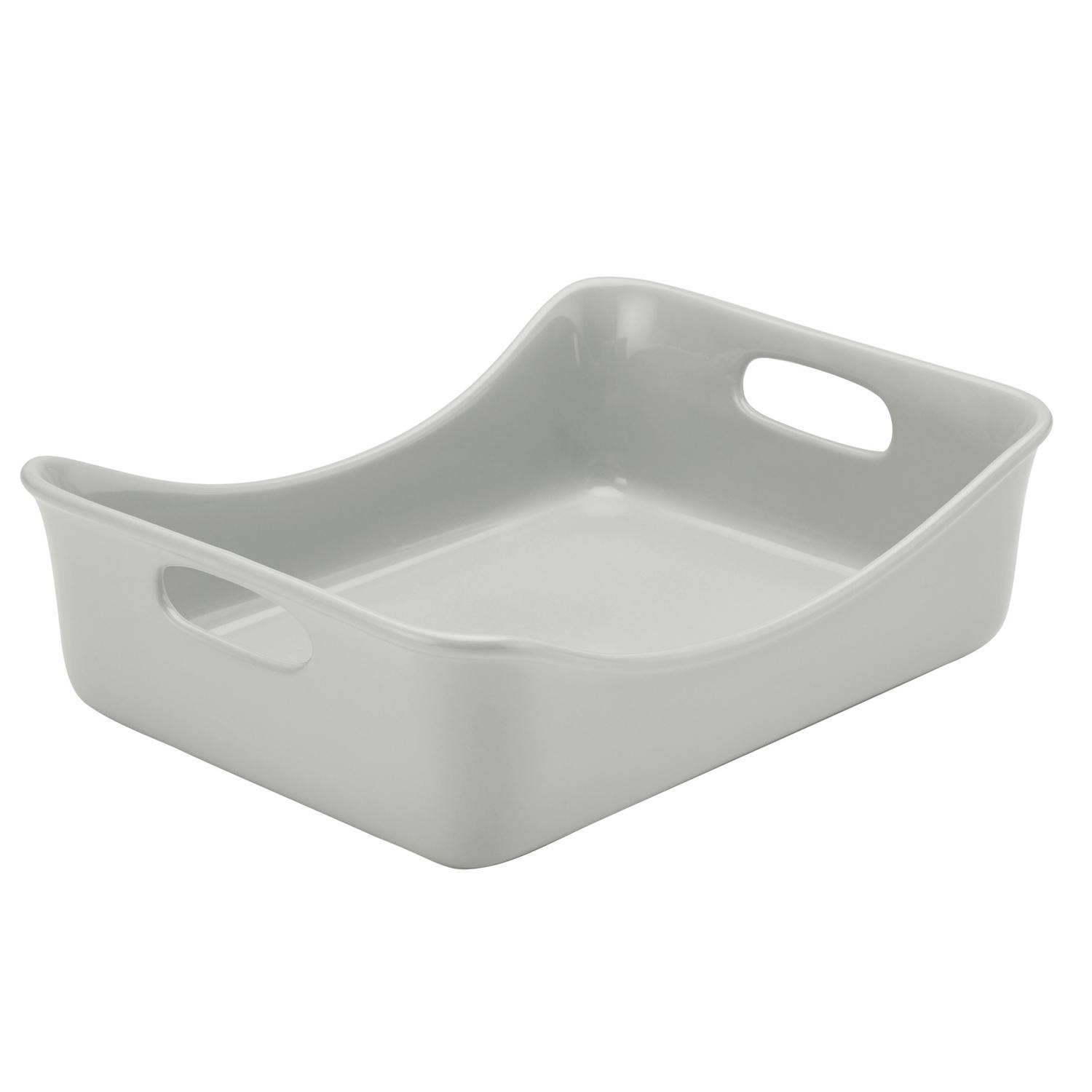 Rachael Ray 9 in. W X 12 in. L Baking Dish Gray 1 pc Sansujyuku sansujyuku.com