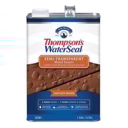 Thompson's WaterSeal Semi-Transparent Chestnut Brown Waterproofing Wood Stain and Sealer 1 gal