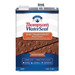 Thompson's WaterSeal Semi-Transparent Chestnut Brown Waterproofing Wood Stain and Sealer 1 gal