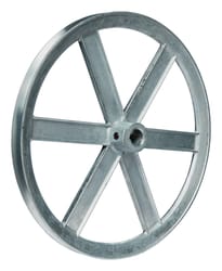 Chicago Die Cast 10 in. D X 3/4 in. D Zinc Single V-Grooved Pulley