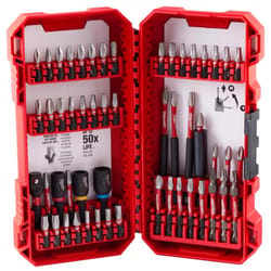 Milwaukee Shockwave Drill and Driver Bit Set Alloy Steel 54 pc