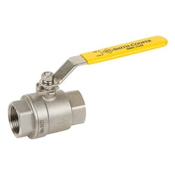 Smith Cooper 3/8 in. 304 Stainless Steel FIP Ball Valve Full Port Lever