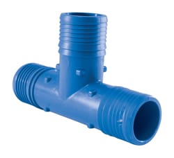 Apollo Blue Twister 1/2 in. Insert in to X 1/2 in. D Insert Acetal Tee