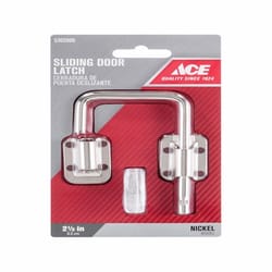 Ace Nickel Indoor Sliding Door Latch