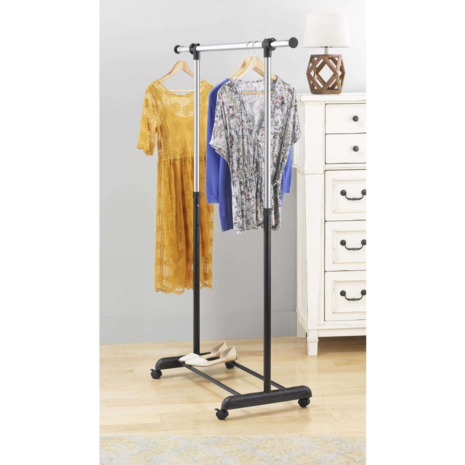 Threshold wood garment online rack