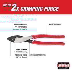 Milwaukee 11 in. Metal Crimping Pliers