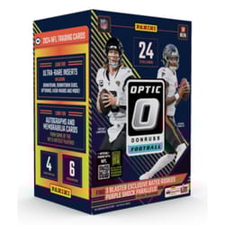 Panini NFL 2024 Donruss Optic Football Blaster Box Trading Cards Multicolored 24 pc