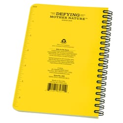 Rite in the Rain 4-5/8 in. W X 7 in. L Wire-O Yellow Field Book