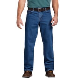 Dickies Men's Denim Carpenter Jeans Stonewashed Indigo Blue 34x30 7 pocket 1 pk