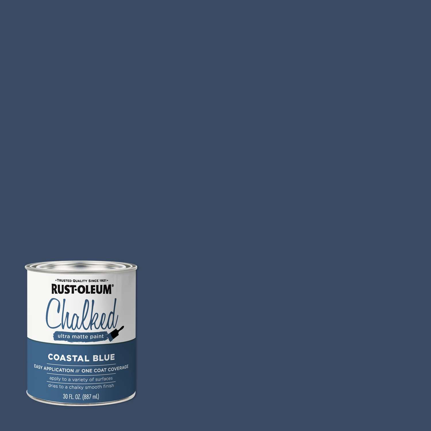 Rust-Oleum Chalked Ultra Matte Coastal Blue Water-Based Chalk Paint 30 ...