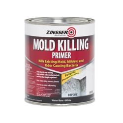 Zinsser White Water-Based Acrylic Mold Killing Primer 1 qt