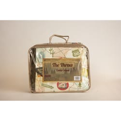 Camp Casual 60 in. L Brown Polyester Blanket/Throw