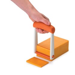 Chef'n The Slicer Orange/White Stainless Steel Cheese Slicer