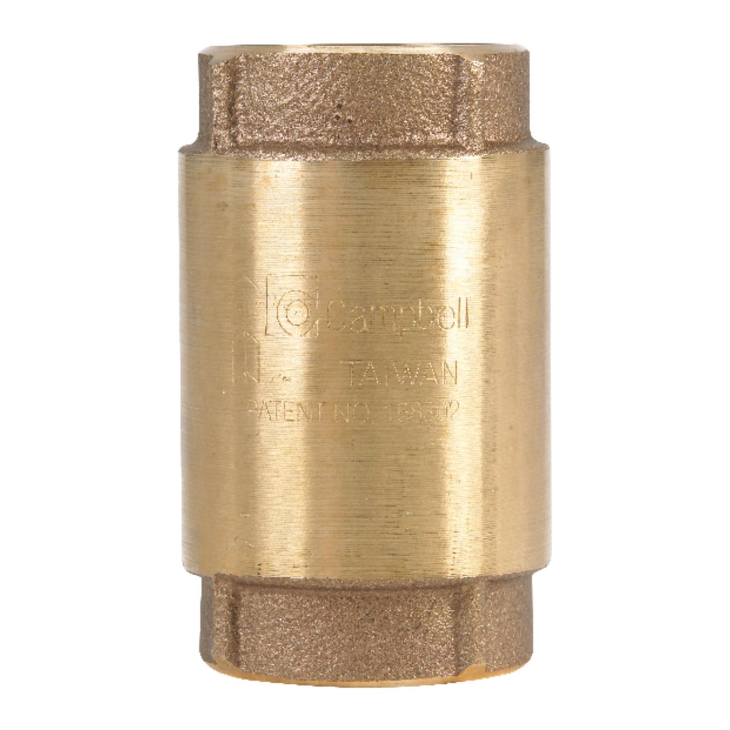 Photos - Other sanitary accessories Campbell 1-1/4 in. D X 1-1/4 in. D FNPT x FNPT Red Brass Spring Loaded Che