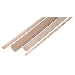 Waddell Round Hardwood Dowel 7/16 in. D X 36 in. L 1 pk