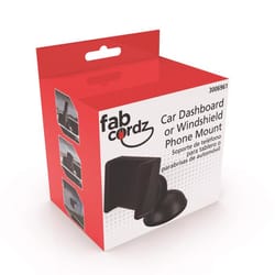 Fabcordz Black Dashboard Cell Phone Car Mount For All Mobile Devices