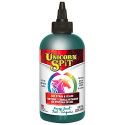 Unicorn Spit Flat Teal Gel Stain and Glaze Exterior and Interior 8 oz
