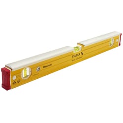 STABILA 24 in. Aluminum Type 196-2 K Masonry Level 3 vial