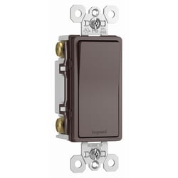 Legrand Radiant 15 amps Paddle Switch Dark Bronze 1 pk