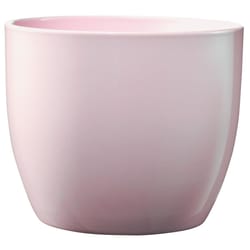 SK 5.9 in. H X 6.3 in. D Clay Basel Ceramic Pot Pink