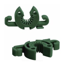 C-BITE Thriving Design Green Plastic Garden Stake Clips