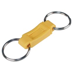 HILLMAN 1 in. D Metal/Plastic Assorted Valet Key Ring