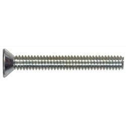 Hillman No. 10-32 X 1-1/4 in. L Phillips Flat Head Zinc-Plated Steel Machine Screws 100 pk