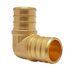 Apollo 3/4 in. PEX Barb in to X 3/4 in. D Barb Brass 90 Degree Elbow