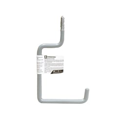 Crawford 7 in. L Vinyl Coated Gray Steel Large Storage Hook 20 lb. cap. 1 pk