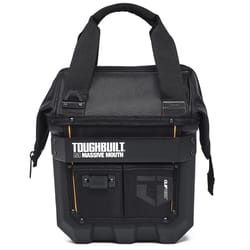 ToughBuilt 17.32 in. W X 38.5 in. H Polyester/Polypropylene Massive Mouth Tool Bag 13 pocket Black 1