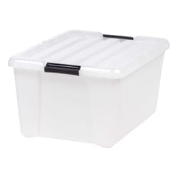 IRIS Weatherpro 46 qt Clear Storage Box 11.75 in. H X 15.75 in