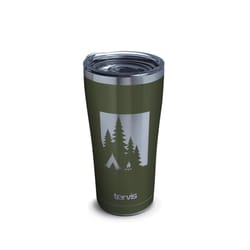 Tervis Sojourn 20 oz Campsite Gray/Green BPA Free Double Wall Tumbler