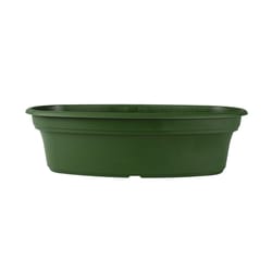 HC Companies Panterra 5 in. H X 12 in. D Plastic Texture Planter Green