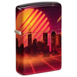 Zippo Multicolored Cyber City Lighter 2 oz 1 pk