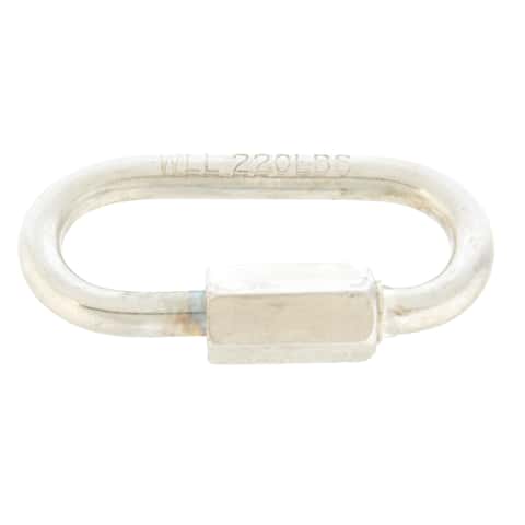 Campbell Zinc-Plated Steel Quick Link 220 lb 1-2/5 in. L Campbell Zinc-Plated Steel Quick Link 220 lb 1-2/5 in. L