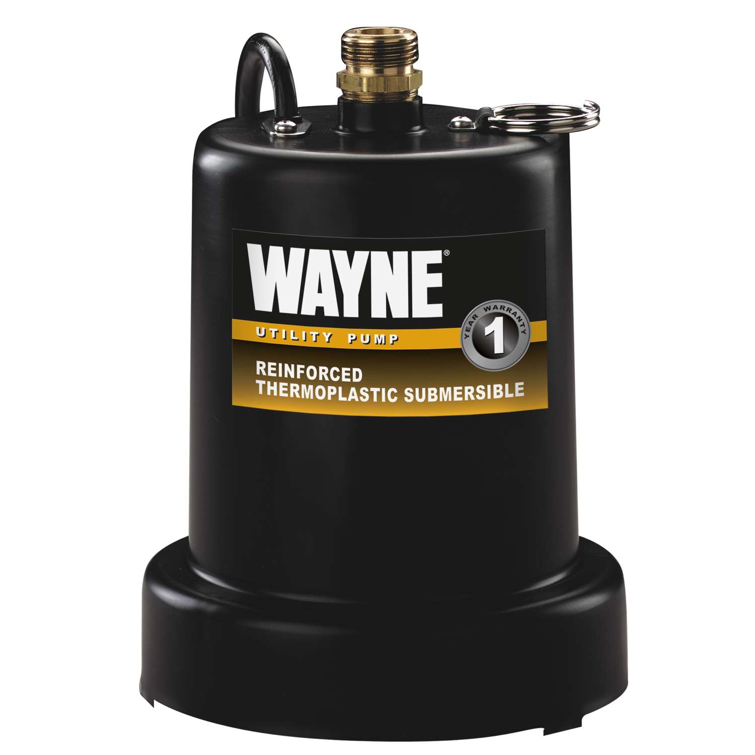 Wayne 1/4 HP 1250 gph Thermoplastic Switchless Switch Bottom AC