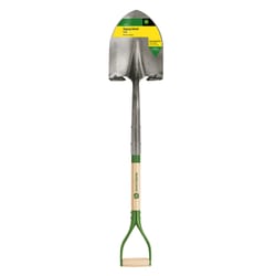 John Deere 42 in. Steel Digging Shovel Wood Handle