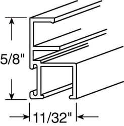 Prime-Line Mill Aluminum 11/32 in. W X 72 in. L Screen Frame 1 pk